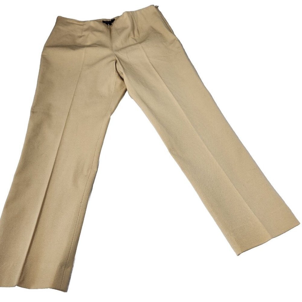 Peace Of Cloth Women's Size 8 Tan Cotton Stretch Pants New - Picture 5 of 7